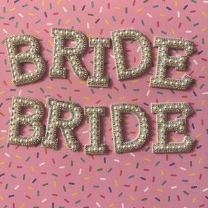 Bride Iron-On Patches